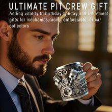 Laden Sie das Bild in den Galerie-Viewer, V8-Motor-Design Kaffeetasse – Handgefertigtes Highlight für Auto-Enthusiasten