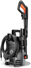 Laden Sie das Bild in den Galerie-Viewer, Hochdruckreiniger 110 BAR Arbeitsdruck, Fördermenge 390 l/h,1400 Watt Leistung, 5 m Hochdruckschlauch und -Pistole, 4.9 kg, inkl. Zubehör
