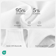 Laden Sie das Bild in den Galerie-Viewer, Damen Unterhosen – 5er Pack, hohe Taille, weiche Bio-Baumwolle, atmungsaktiv &amp; elastisch, apricot