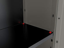 Laden Sie das Bild in den Galerie-Viewer, Kunststoffschrank – 166×68×39 cm | 3 Böden | Mehrzweckschrank für Innen &amp; Außen