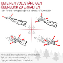 Laden Sie das Bild in den Galerie-Viewer, Künstlicher Weihnachtsbaum – 1,8 m, realistisches Aussehen, flammhemmend