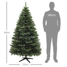 Laden Sie das Bild in den Galerie-Viewer, Künstlicher Weihnachtsbaum – 1,8 m mit realistischer Kiefern-Optik, flammhemmend