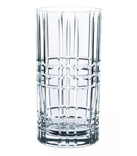 Laden Sie das Bild in den Galerie-Viewer, Quad Longdrinkglas und Whiskyglas, Wasserglas 12er Set, 2 Größen, Kristallglas