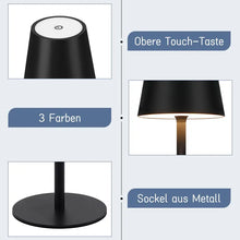 Laden Sie das Bild in den Galerie-Viewer, LED Lampe Esstisch Schreibtisch Nachttisch Gartentisch. Exklusiv. Touch-Funktion.