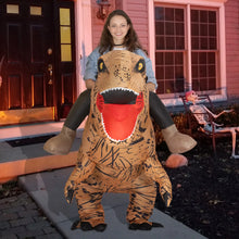 Laden Sie das Bild in den Galerie-Viewer, Aufblasbares Dinosaurier-Kostüm für Erwachsene, 210 lang, 170 cm hoch