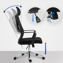 Laden Sie das Bild in den Galerie-Viewer, KAN ergonomischer und einstellbarer Chefsessel, Bürostuhl, Mesh-Stoff, schwitzfrei.