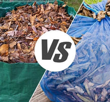 Laden Sie das Bild in den Galerie-Viewer, Doppelpack: 2x500 Liter Gartenabfallsack XXL. Gartentasche Riesiger Laubsack