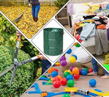 Laden Sie das Bild in den Galerie-Viewer, Doppelpack: 2x500 Liter Gartenabfallsack XXL. Gartentasche Riesiger Laubsack