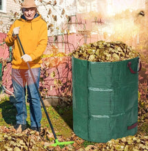 Laden Sie das Bild in den Galerie-Viewer, Doppelpack: 2x500 Liter Gartenabfallsack XXL. Gartentasche Riesiger Laubsack