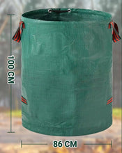 Laden Sie das Bild in den Galerie-Viewer, Doppelpack: 2x500 Liter Gartenabfallsack XXL. Gartentasche Riesiger Laubsack
