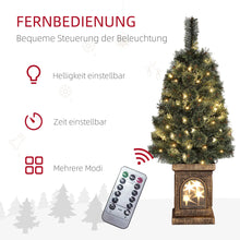Laden Sie das Bild in den Galerie-Viewer, Künstlicher Weihnachtsbaum mit LED-Lichtern – 90 cm, dimmbar mit 8 Modi
