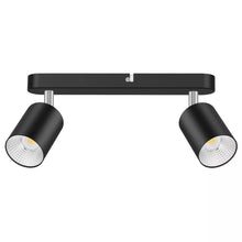 Laden Sie das Bild in den Galerie-Viewer, Objekt Büro Deckenstrahler Deckenleuchte GU10 schwenkbar mit LED-Strahlern. 1- bis 4-flammig. Schwarz oder weiß.