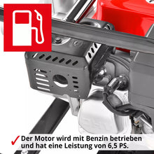Laden Sie das Bild in den Galerie-Viewer, Wasserpumpe mit 6,5 PS Motor (4-Takt). 3 Zoll Schlauchanschluss. 60.000 Liter / Stunde Förderleistung.