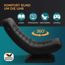 Laden Sie das Bild in den Galerie-Viewer, Richtig stylischer hochwertiger Luxus-Relaxsessel mit großer Rückenlehne 5-fach verstellbarer Neigungswinkel.