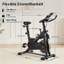 Laden Sie das Bild in den Galerie-Viewer, Heimtrainer Fitnessbike für effektives Fitnesstraining. Cardiotrainer. Indoor-Bike.