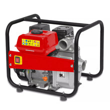 Laden Sie das Bild in den Galerie-Viewer, Wasserpumpe mit 6,5 PS Motor (4-Takt). 3 Zoll Schlauchanschluss. 60.000 Liter / Stunde Förderleistung.