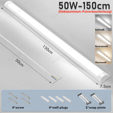 Laden Sie das Bild in den Galerie-Viewer, Premium T5-LED-Deckenleuchten (Auch für Feuchträume) – hochhell, langlebig. 30cm, 60cm, 90cm, 120cm, 150cm.
