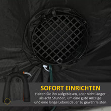 Laden Sie das Bild in den Galerie-Viewer, Aufblasbarer Halloween Sensenmann riesig 285 cm mit 8 LEDs