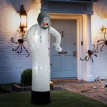 Laden Sie das Bild in den Galerie-Viewer, Halloween Geisterhexe 190 cm mit roten Augen aufblasbar Hexen mit LED-Lichtern