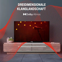 Laden Sie das Bild in den Galerie-Viewer, Telefunken Fernseher 65 Zoll (1,65 Meter) Smart TV 4K UHD Dolby Vision HDR Triple-Tuner HD+
