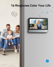 Laden Sie das Bild in den Galerie-Viewer, Video-Türsprechanlage mit 7 Zoll Monitor. (18 cm Bildschirm-Diagonale)