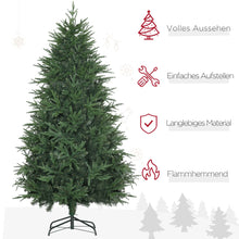 Laden Sie das Bild in den Galerie-Viewer, Künstlicher Weihnachtsbaum – 1,8 m, realistisches Aussehen, flammhemmend