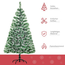 Laden Sie das Bild in den Galerie-Viewer, Künstlicher Weihnachtsbaum – 1,5 m, winterlicher Look, PET-Material, flammhemmend