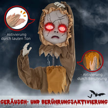 Laden Sie das Bild in den Galerie-Viewer, Halloween animierte Geisterpuppe 160 cm mit Spezialeffekten und Soundfunktion