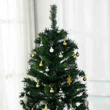 Laden Sie das Bild in den Galerie-Viewer, Künstlicher Weihnachtsbaum – 1,8 m, mit 200 LEDs und Dekoration