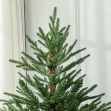 Laden Sie das Bild in den Galerie-Viewer, Künstlicher Weihnachtsbaum – 1,8 m, realistisches Aussehen, feuersicherer Kunststoff