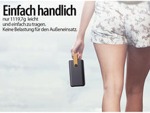 Laden Sie das Bild in den Galerie-Viewer, Stärkste tragbare Powerbank 60.000 mAh mit 65 Watt Schnell-Ladefunktionen. Smartphone 10 x laden.
