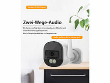 Laden Sie das Bild in den Galerie-Viewer, Kamera-Überwachungssystem mit 8 WLAN-Internetkameras Full-HD-Auflösung 1.920 x 1.080 Pixel (1080p)