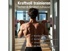 Laden Sie das Bild in den Galerie-Viewer, Klimmzugstange für Türrahmen, Lock-Funktion, verstellbar, bis 300 kg